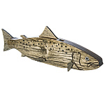 200121 Карельская береза ДОМИНО "ЛОСОСЬ" тонированная