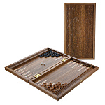 200126/170-54 Нарды "Крымский лев" из массива черного дуба 58*63см