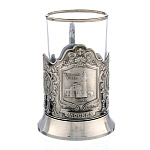 101521  Подстаканник никелированный "КИЕВСКИЙ ВОКЗАЛ" С7408/15