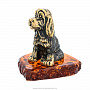 Статуэтка с янтарем "Собака Бигль", фотография 3. Интернет-магазин ЛАВКА ПОДАРКОВ
