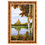 0072585-28*20см ПАННО настенной ПЕЙЗАЖ № 23 (янтарная крошка)