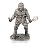 0066940 Олов.миниатюра некраш. 6-11мм Боец Красной Армии, 1941-43 гг. СССР