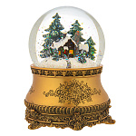 Стеклянный шар со снегом "Старый дом"