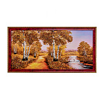 0073633-НП 69*38см Картина янтарная крошка "ПЕЙЗАЖ" (60*29см внут.раз.)