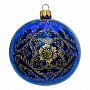 Новогодний елочный шар с ручной росписью "Москва", фотография 2. Интернет-магазин ЛАВКА ПОДАРКОВ