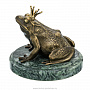 Бронзовая статуэтка "Лягушка-царевна", фотография 4. Интернет-магазин ЛАВКА ПОДАРКОВ