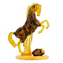 Лошадь Символ 2026 года. Статуэтка из янтаря "Конь ретивый", фотография 1. Интернет-магазин ЛАВКА ПОДАРКОВ
