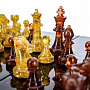 Шахматы с фигурами из янтаря "Классические" 32х32 см, фотография 4. Интернет-магазин ЛАВКА ПОДАРКОВ