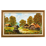 Картина янтарная "Пейзаж" 40х70 см