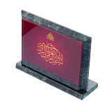 0039536/8920 Нат.камень ПАННО "МОЛИТВА"  змеевик 145*45*110мм 650гр