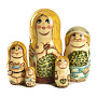 Матрешка "Баня" 5 мест, фотография 1. Интернет-магазин ЛАВКА ПОДАРКОВ