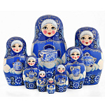 Матрешка  "Гжель"