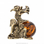 Статуэтка с янтарем "Дракон", фотография 3. Интернет-магазин ЛАВКА ПОДАРКОВ