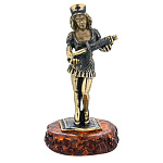 0071793/2907 Мед Сестра с шприцом Сувениры (коньячный)