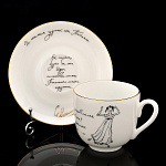 0044752/81.25360.00.5 ЛФЗ ЧАШКА+БЛЮДЦЕ Ландыш 2"Сон Татьяны" КН5