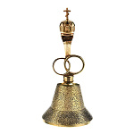 0011722 Бронза Колокольчик "Свадебный" (с короной)