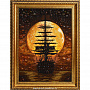 Янтарная картина «Корабль» , фотография 1. Интернет-магазин ЛАВКА ПОДАРКОВ