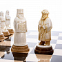 Шахматы с фигурами из бивня мамонта "Куликово поле" 48х48 см, фотография 4. Интернет-магазин ЛАВКА ПОДАРКОВ