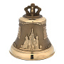Колокольчик бронзовый "Москва", фотография 3. Интернет-магазин ЛАВКА ПОДАРКОВ