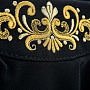 Косметичка "Фантазия". Черная с золотой вышивкой, фотография 2. Интернет-магазин ЛАВКА ПОДАРКОВ
