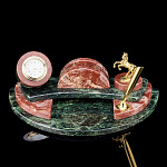 0053737/0070  Нат.камень Письменный прибор  250*120*90