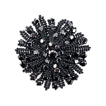 Брошь из бисера и камня "Вирус"