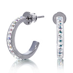 0062469-2,77 Серебро 925 СЕРЬГИ  821732 сваровски 