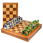 0036866  Шахматы коллекционные фарфоровые "Праздник детей ("взрослые" дети)"