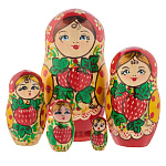 Матрешка "Ягода" 5 мест