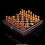 Шахматный ларец с янтарными фигурами, фотография 1. Интернет-магазин ЛАВКА ПОДАРКОВ
