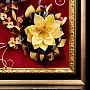 Картина янтарная "Лилии с цветами" 82х47 см, фотография 4. Интернет-магазин ЛАВКА ПОДАРКОВ