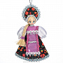 Кукла на подвеске "Русский народный костюм", фотография 2. Интернет-магазин ЛАВКА ПОДАРКОВ