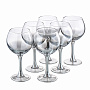 Набор 6 бокалов для вина 280 мл "Омбре Дымка", фотография 2. Интернет-магазин ЛАВКА ПОДАРКОВ