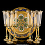 Питейный набор для шампанского на 6 персон. Златоуст, фотография 1. Интернет-магазин ЛАВКА ПОДАРКОВ