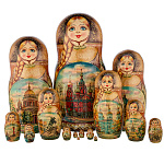 Матрешка "Спас на Крови" 15 мест