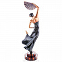 Скульптура из дерева с ручной росписью "Девушка Кармен", фотография 5. Интернет-магазин ЛАВКА ПОДАРКОВ