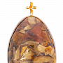 Яйцо пасхальное из янтаря "Крест", фотография 2. Интернет-магазин ЛАВКА ПОДАРКОВ
