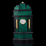 Часы настольные из малахита. Златоуст