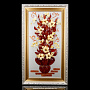 Картина янтарная "Ваза с лилиями", фотография 1. Интернет-магазин ЛАВКА ПОДАРКОВ