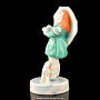 Фарфоровая статуэтка "Девочка с зонтиком Оленька", фотография 2. Интернет-магазин ЛАВКА ПОДАРКОВ