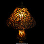 Комплект из двух настольных ламп из янтаря и бронзы "Зонтик", фотография 5. Интернет-магазин ЛАВКА ПОДАРКОВ