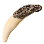 Кулон-амулет из кости "Клык волка", фотография 4. Интернет-магазин ЛАВКА ПОДАРКОВ