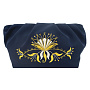 Косметичка "Аида". Темно-синяя с вышивкой, фотография 2. Интернет-магазин ЛАВКА ПОДАРКОВ