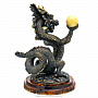 Скульптура из бронзы и янтаря "Императорский пятипалый дракон", фотография 5. Интернет-магазин ЛАВКА ПОДАРКОВ