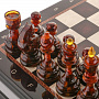 Шахматный деревянный ларец с янтарными фигурами, фотография 12. Интернет-магазин ЛАВКА ПОДАРКОВ