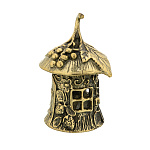 0071946 Бронза КОЛОКОЛЬЧИК "ДОМИК ГНОМА" 5*3,5см К11