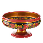 0020258/10*18см Хохлома КОНФЕТНИЦА 10*18см в ассортименте