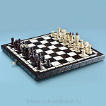 10328 Шахматы ПОДАРОЧНЫЕ дорожные РЕЗНЫЕ 29*15см 