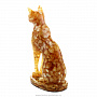 Скульптура из янтаря "Кошка Бастет", фотография 5. Интернет-магазин ЛАВКА ПОДАРКОВ