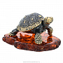 Статуэтка с янтарем "Средиземноморская черепаха", фотография 2. Интернет-магазин ЛАВКА ПОДАРКОВ